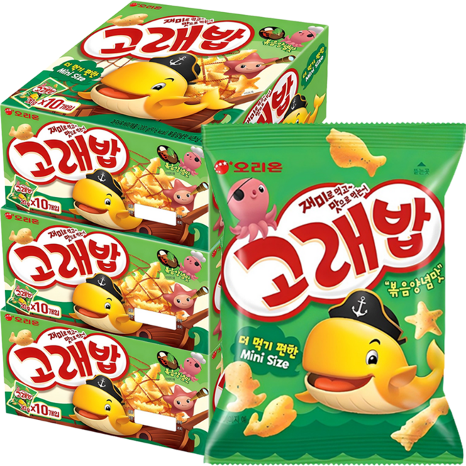 오리온 고래밥 미니 볶음양념맛, 20g, 30개