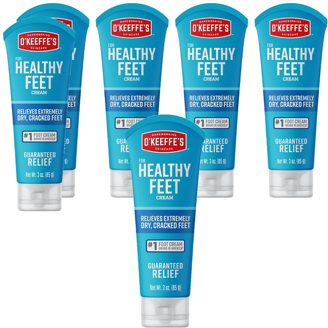 오킵스 포 헬시피트 튜브타입 풋크림, 85g, 6개