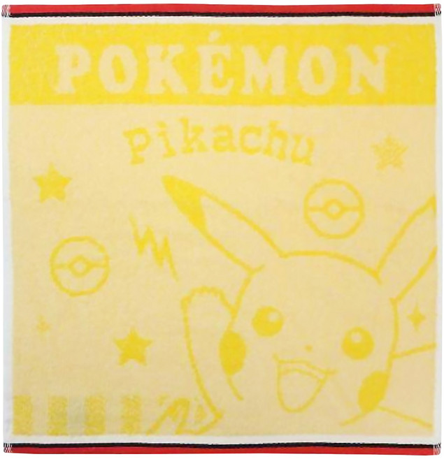PoKeMoN 寶可夢 方巾 35 x 34cm, 皮卡丘, 1條