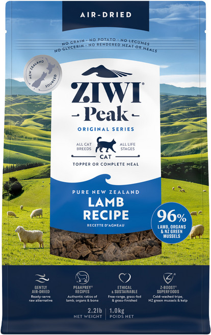 ZIWI Peak 滋益巔峰 經典系列 全齡貓飼料, 羊肉, 1000g, 1袋