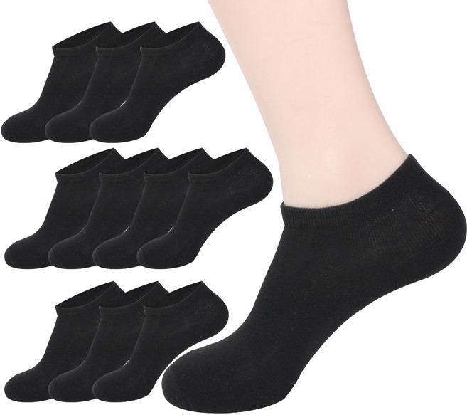 두발로 남성용 프리미엄 스니커즈 발목 양말 10켤레