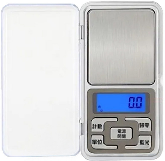 Mayka 明家 304不鏽鋼微量電子秤 MAX 1kg 12 x 6.2 x 2cm, JS1-1, 1個