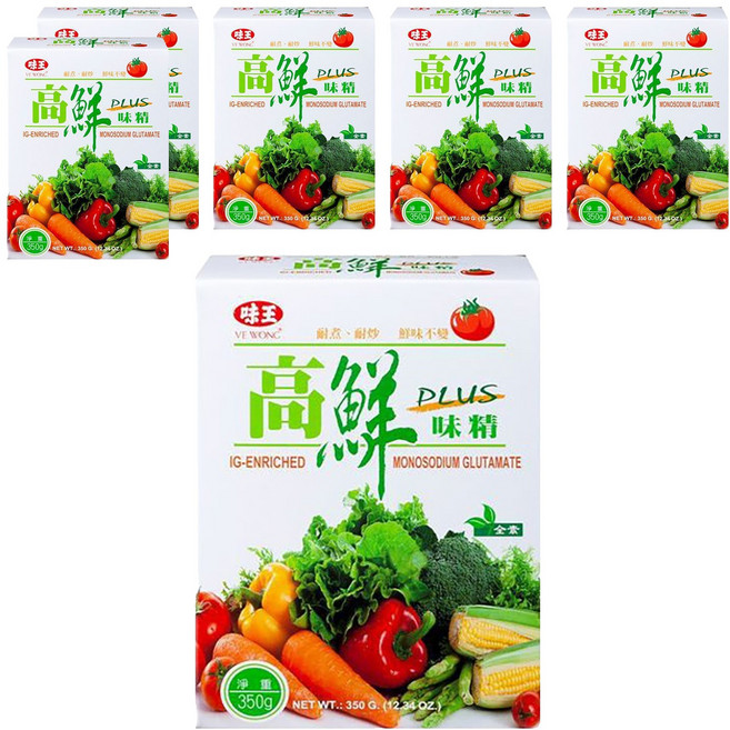 味王 高鮮PLUS味精, 350g, 6盒