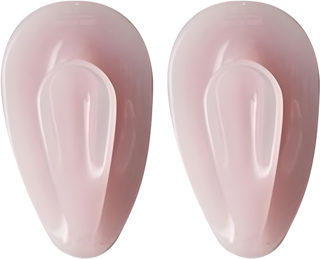 국산 실리콘 뷰티 클렌징 브러쉬, 핑크, 2개