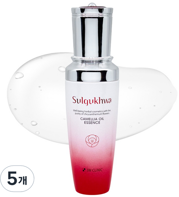 3W클리닉 설국화 동백 오일 에센스, 5개, 50ml