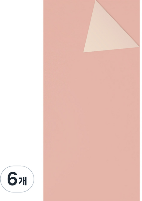 아이엔피 꽃포장 양면 플로드지 20p 58 x 58 cm, 30(핑크 + 연핑크), 6개