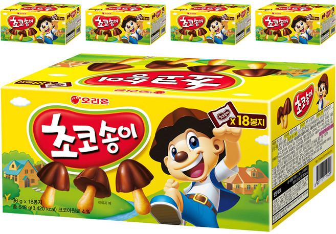 초코송이, 648g, 5개