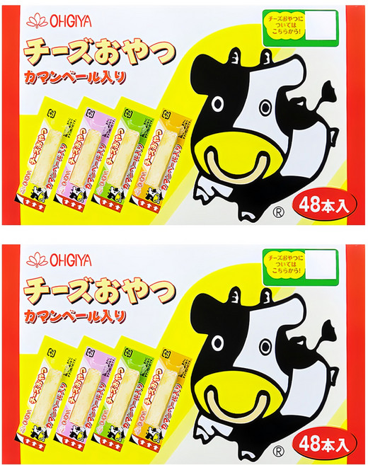 OHGIYA 扇屋 鱈魚起司條 風味濃郁 方便攜帶 美味零食, 115.2g, 2盒