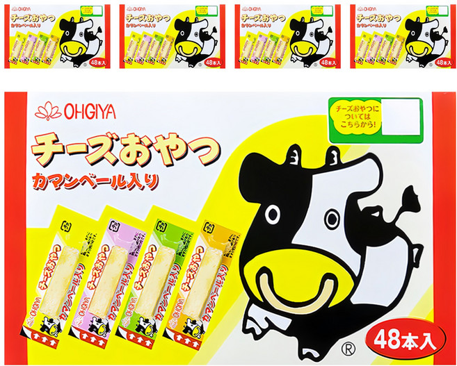 OHGIYA 扇屋 鱈魚起司條 風味濃郁 方便攜帶 美味零食, 115.2g, 5盒