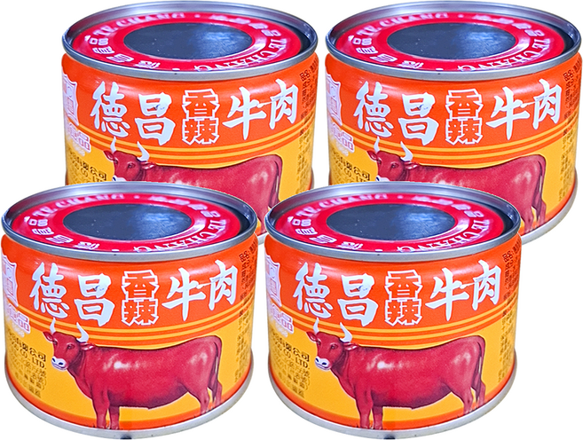 德昌 香辣牛肉罐, 180g, 4罐