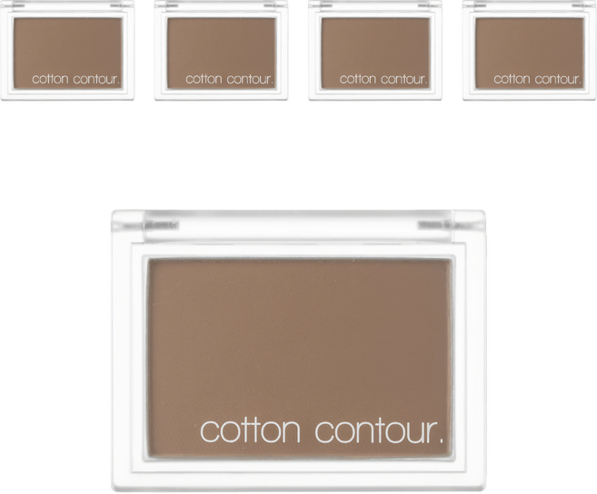 미샤 코튼 컨투어 팩트 셰이딩 4g, 스모크드 헤이즐, 5개