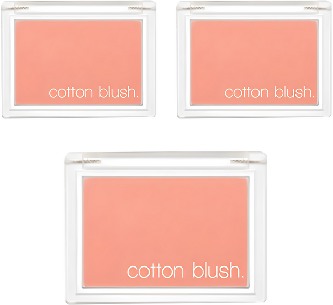 미샤 코튼 블러셔 4g, 피크닉 블랭킷, 3개
