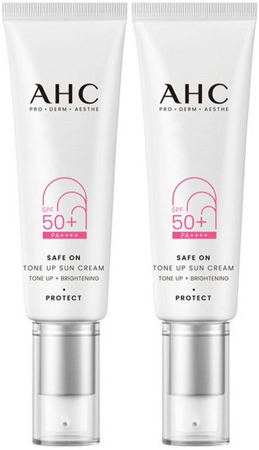 AHC 柔光潤色隔離防曬乳, 50ml, 2條