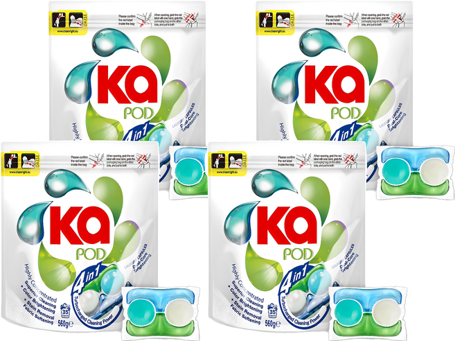 카포드 센트라린 듀얼코어 캡슐세제, 35개입, 4개