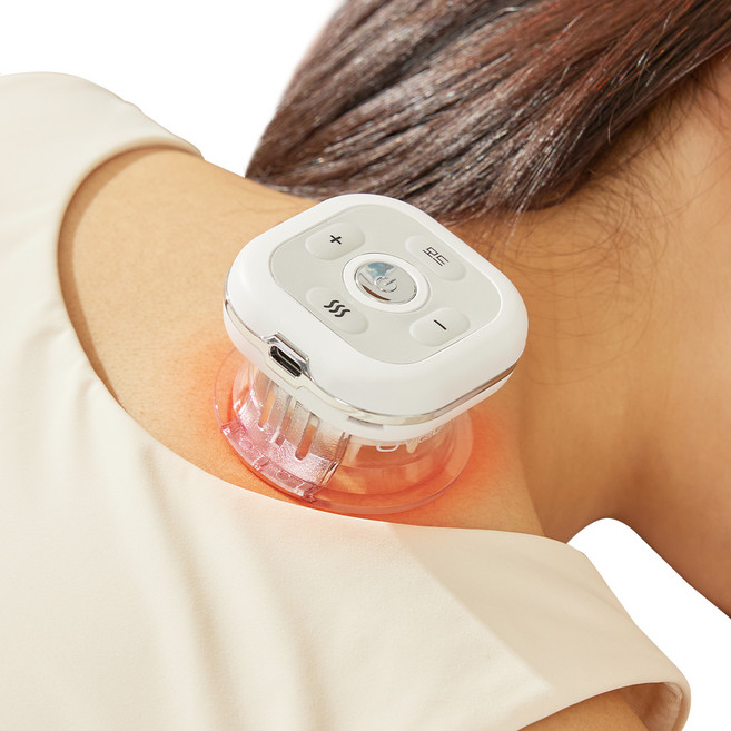 비타그램 무선 쎈항 흡착식 저주파 마사지기, VG-0419, 혼합색상