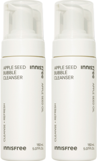 이니스프리 애플씨드 버블 클렌저, 150ml, 2개