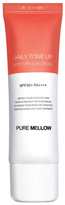퓨어멜로우 데일리 톤업 촉촉 선크림 SPF50+ PA++++, 50ml, 1개
