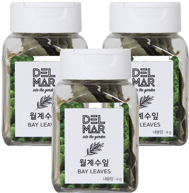딜리셔스마켓 프리미엄 월계수 잎, 4g, 3개