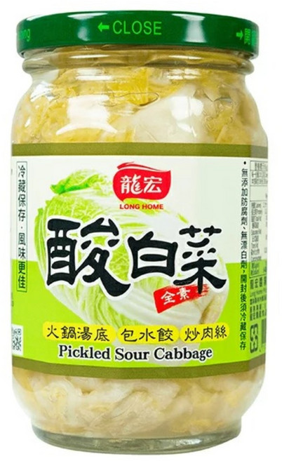 龍宏 酸白菜, 370g, 1罐