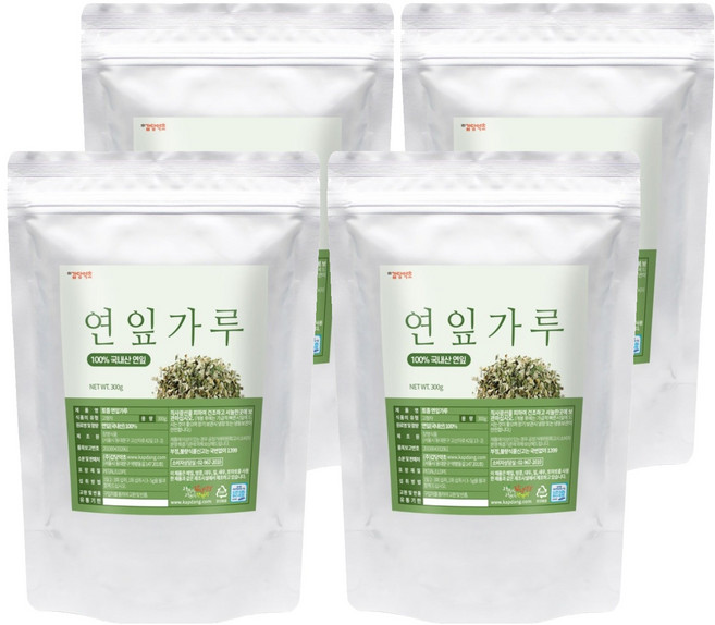 갑당약초 연잎 분말, 4개, 300g