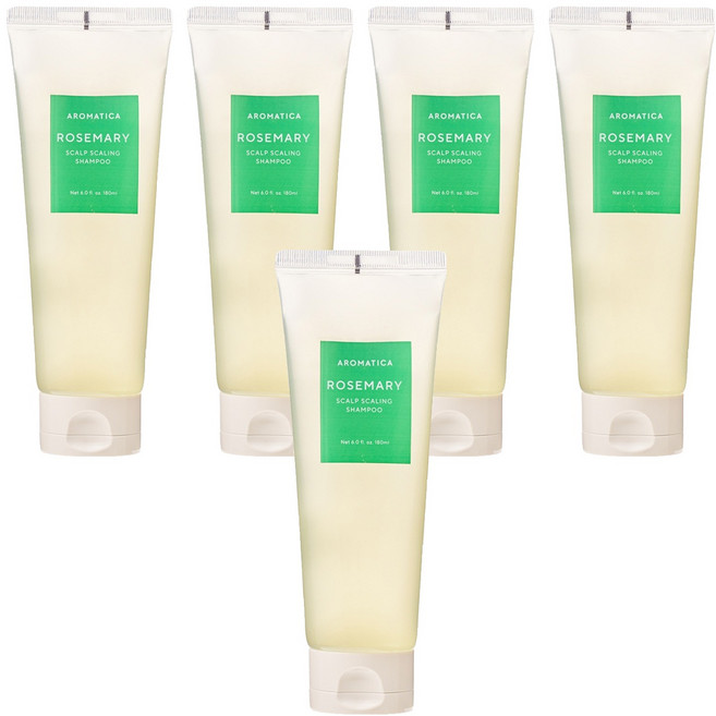[비건라이프] 아로마티카 로즈마리 스칼프 스케일링 샴푸, 180ml, 5개