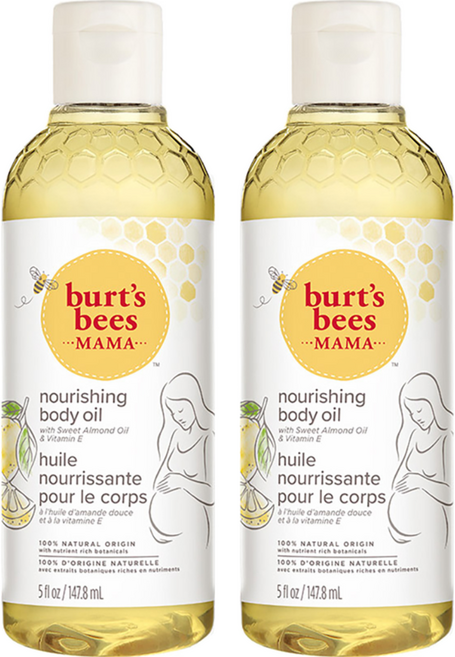 버츠비 마마 너리싱 임산부 바디 오일, 147.8ml, 2개