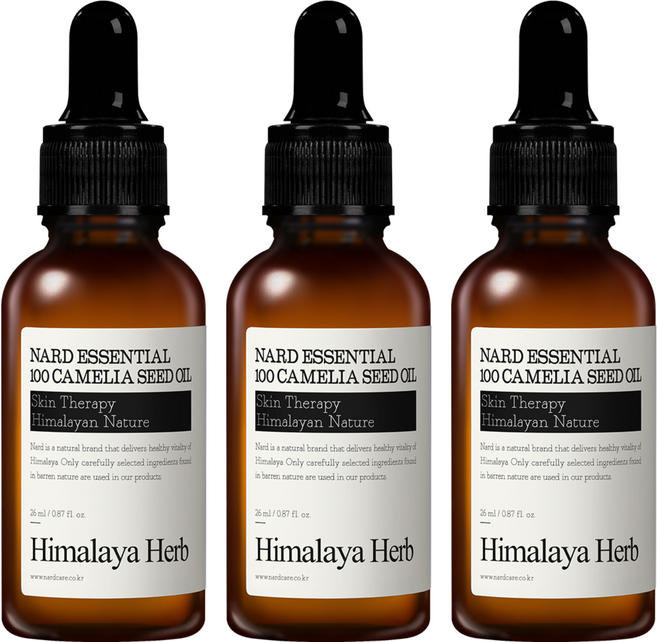 부케가르니나드 에센셜 100 발효 동백 오일, 3개, 26ml