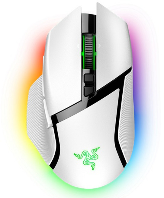 레이저 Basilisk V3 Pro 유무선마우스, RZ01-0462, 화이트