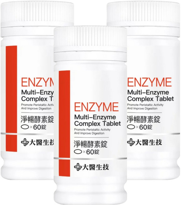 大醫生技 淨暢酵素錠 247.5mg, 60顆, 3罐