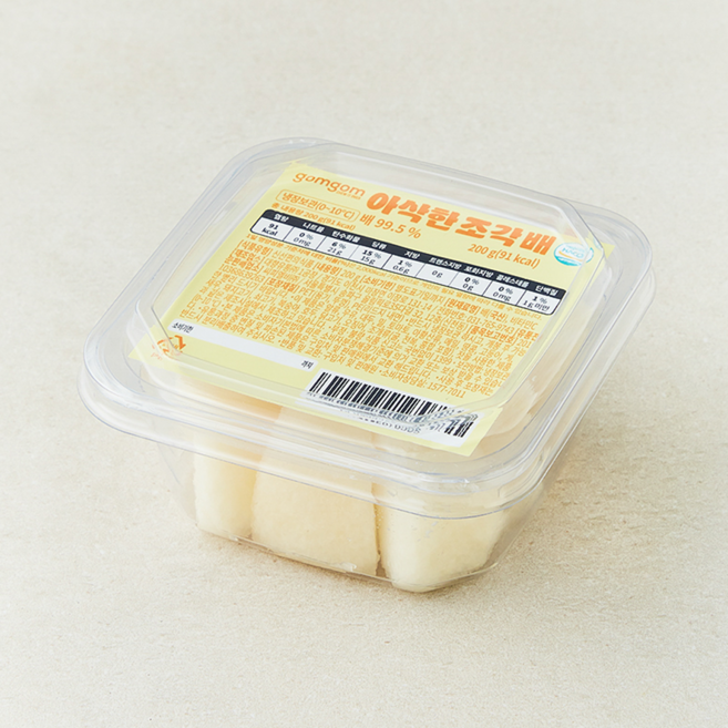 곰곰 아삭한 조각 배, 1개, 200g