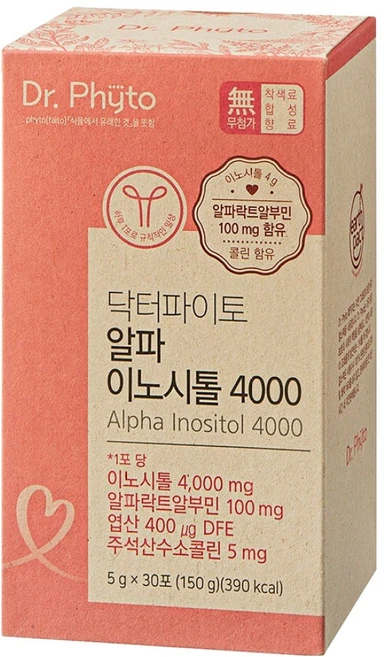 닥터파이토 알파 이노시톨 4000 30p, 150g, 1개 - 쿠팡