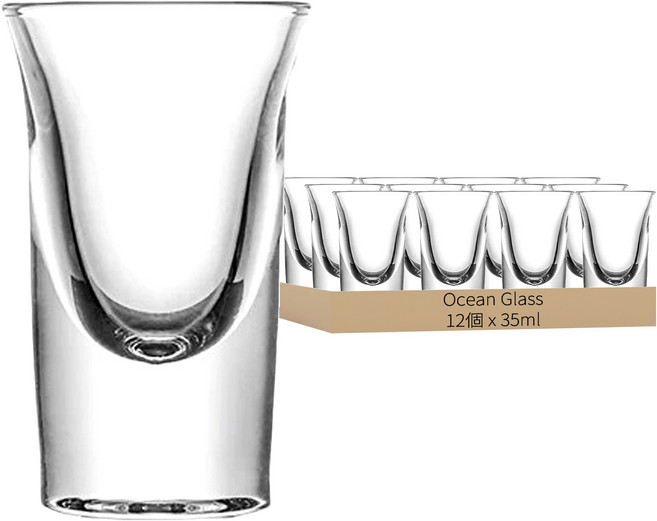 Ocean Glass Uno 烈酒杯 BP02910 透明 35ml, 12個