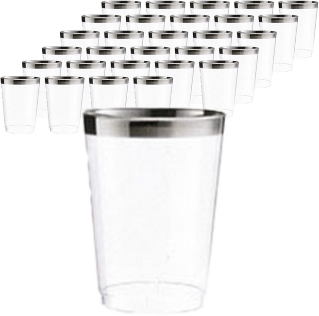 쓱싹 아리아 플라스틱 다회용 소주잔 60ml, 6개입, 25개