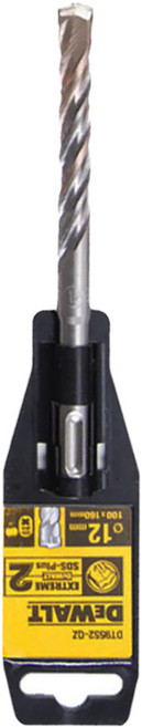 DEWALT 得偉 SDS PLUS 四溝水泥鑽頭 12x160x100mm, 1支