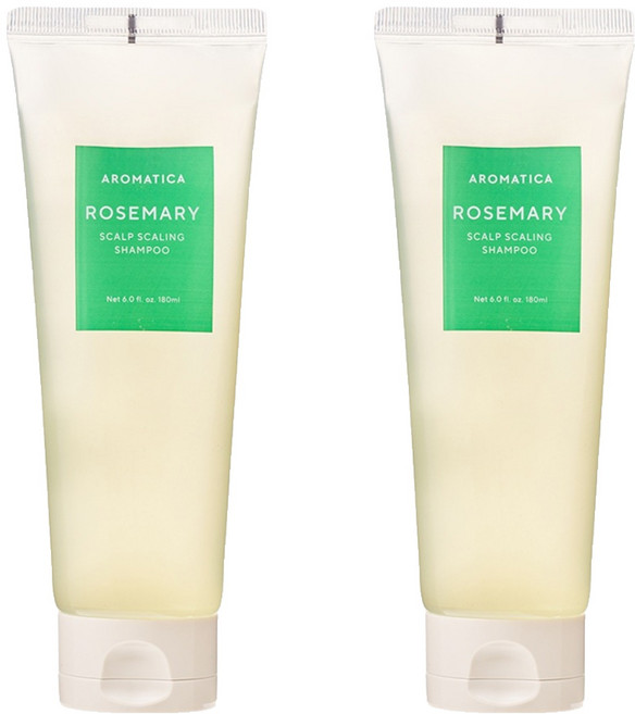 [비건라이프] 아로마티카 로즈마리 스칼프 스케일링 샴푸, 180ml, 2개