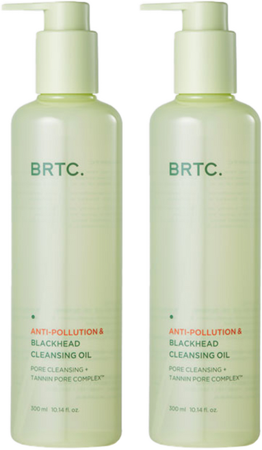 비알티씨 안티폴루션 블랙헤드 클렌징 오일, 2개, 300ml