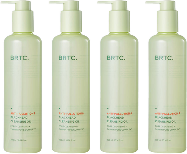 BRTC 抗汙染黑頭卸妝油, 300ml, 4個