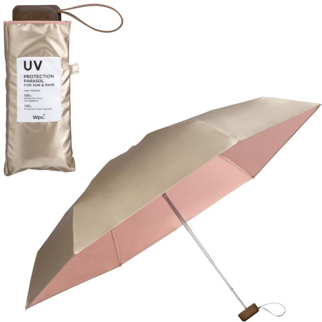 더블유피씨 남녀공용 암막 UV 99.9차단 미니 5단 양산 801-12973-102