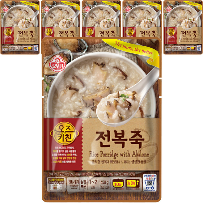 OTOKI 不倒翁 即食鮑魚粥, 450g, 6包