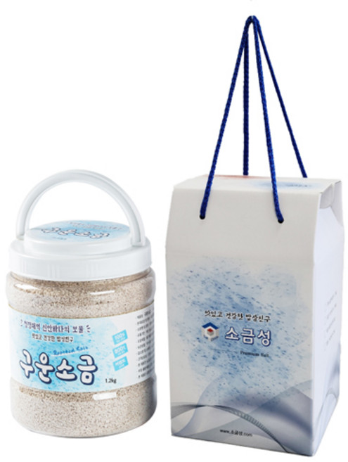 소금성 구운소금 굵은입자, 1.2kg, 1개
