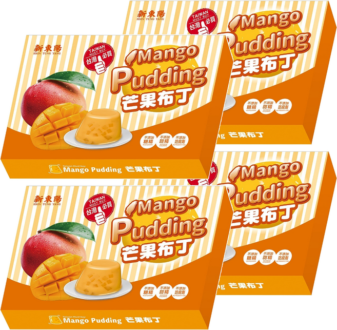 新東陽 芒果布丁, 660g, 4盒