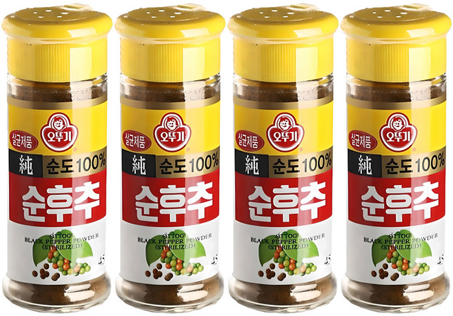 오뚜기 순후추, 45g, 4개