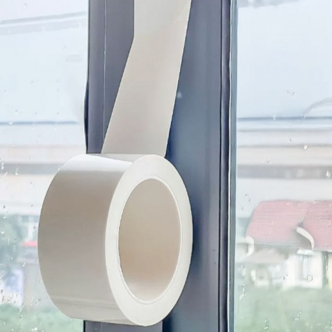 유니트리 창문 틈새 문틈 방품테이프 화이트 10cm x 5m, 2개