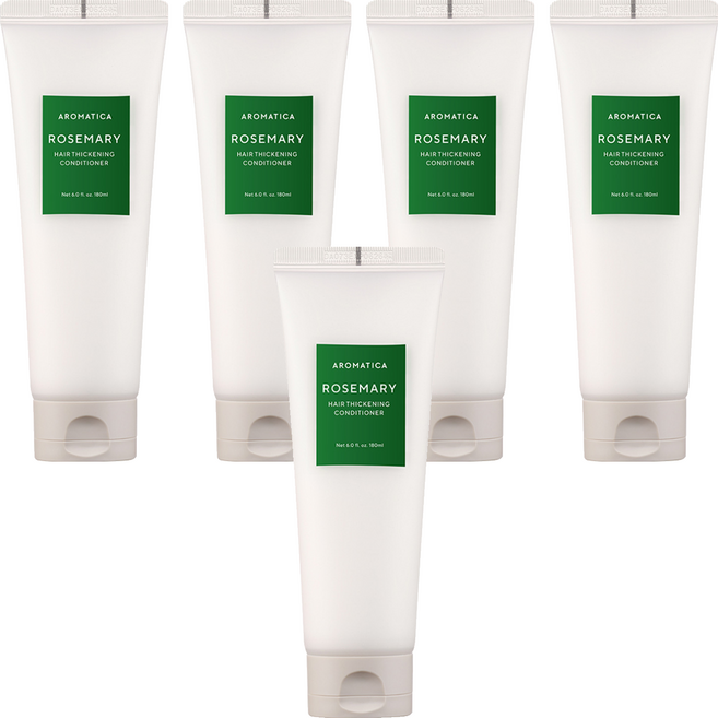 아로마티카 로즈마리 헤어 씨크닝 컨디셔너, 180ml, 5개