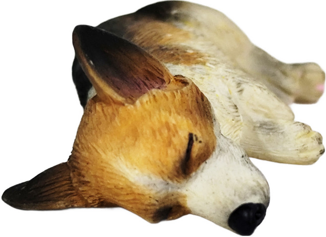 毛皇上 寵物周邊 造型磁鐵 萌款睡不醒系列冰箱磁鐵貼 療癒小物 側躺, 柯基