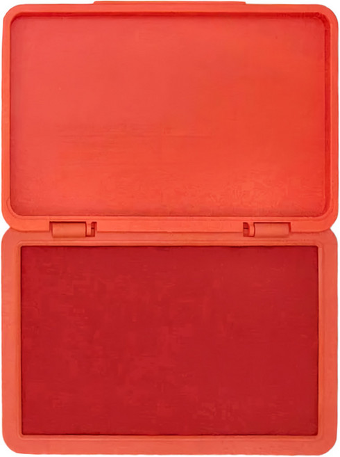 Shachihata 寫吉達 油性印台 大型HGN-3 速乾性印台, 橘色, 1個