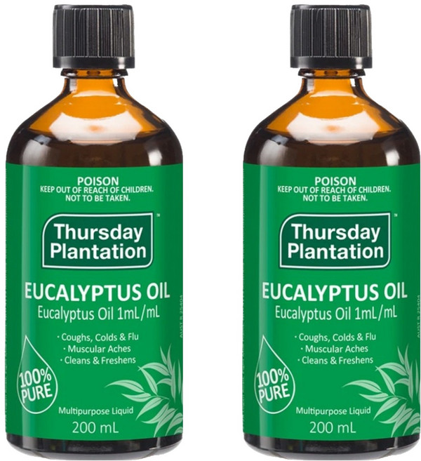 Thursday Plantation 星期四農莊 精油 尤加利, 200ml, 2瓶