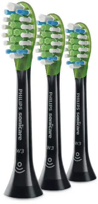 PHILIPS 飛利浦 sonicare DC Smart智能亮白刷頭3件組 標準型 黑色, 1組, HX9063/96