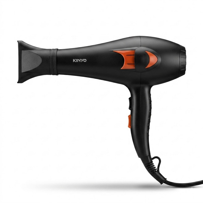 Kinyo 專業級美髮吹風機 1000W 250 x 103 x 215mm 480g, KH-188, 黑色 + 紅色