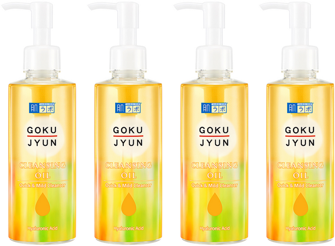 하다라보 고쿠쥰 클렌징 오일, 200ml, 4개